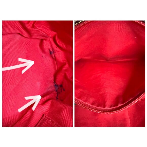 Dooney & Bourke Saffiano Leather Tassle Tote Bag — Black & Natural Trim - Picture 13 of 16